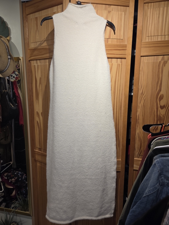 Future Collective Dresses & Skirts - Target-future Collective Limited Release Sleeveless Cream Turtleneck Maxi Dress